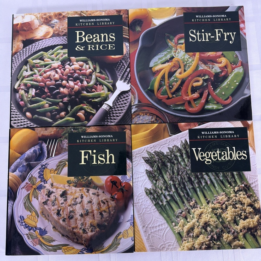 Williams-Sonoma Kitchen Library Cookbooks 1997 Hardcover Time-Life Books-lot 4
